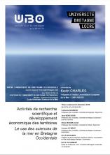 Activités de recherche scientifique et développement économique des territoires - le cas des sciences de la mer en Bretagne Occidentale