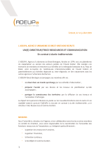Directeur·rice ressources et communication (CDI)