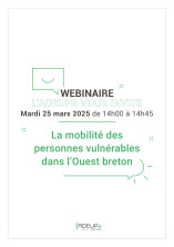 Webinaire : La mobilité des personnes vulnérables dans l’Ouest breton