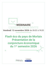 Webinaire : Flash éco du pays de Morlaix - Présentation de la conjoncture économique du 1er semestre 2026