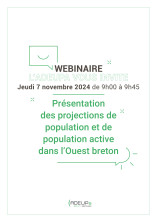 Wébinaire : Présentation des projections de population et de population active dans l'Ouest breton