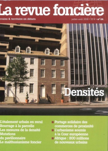 Revue foncière N°24 : "densités" (juillet-août 2018)