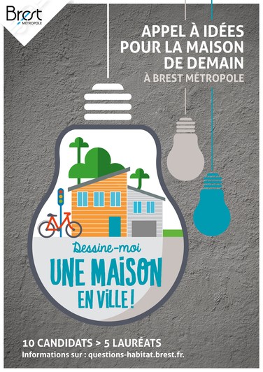 Appel à idées pour la maison de demain à Brest métropole « Dessine-moi une maison en ville ! » 