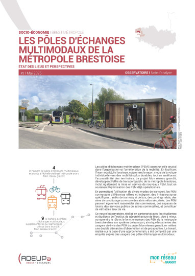 les pôles d'échanges multimodaux de la métropole brestoise : État des lieux et perspectives