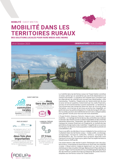 Mobilité dans les territoires ruraux : Des solutions locales pour faire mieux avec moins