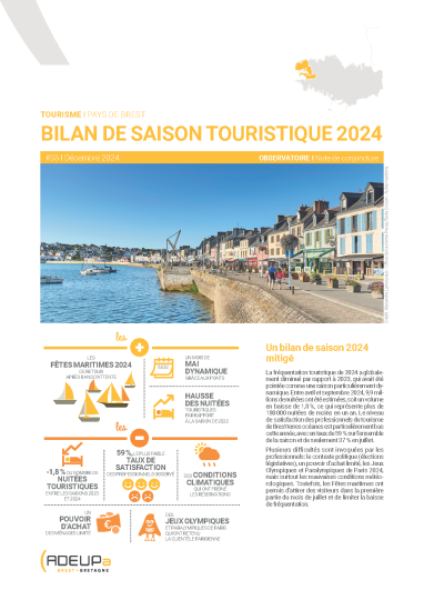 Bilan de saison touristique 2024