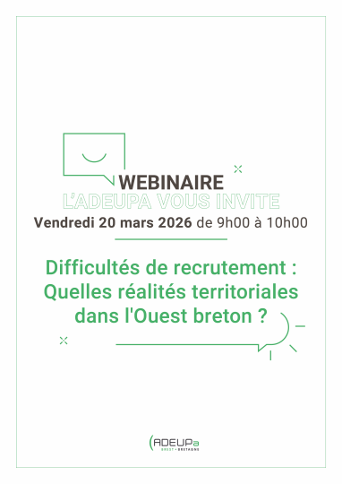 [Webinaire] Difficultés de recrutement : Quelles réalités territoriales dans l'Ouest breton