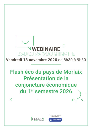 Webinaire : Flash éco du pays de Morlaix - Présentation de la conjoncture économique du 1er semestre 2026