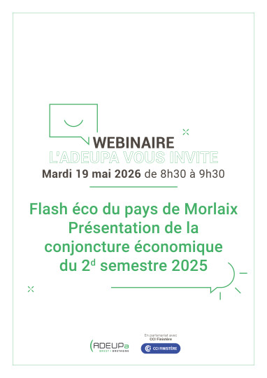 Webinaire : Flash éco du pays de Morlaix - Présentation de la conjoncture économique du 2d semestre 2025