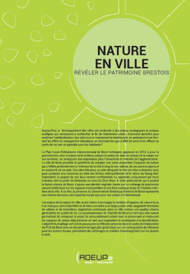 Nature et ville : révéler le patrimoine brestois