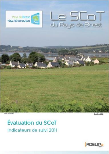 Evaluation du SCoT du pays de Brest  - indicateurs de suivi 2011