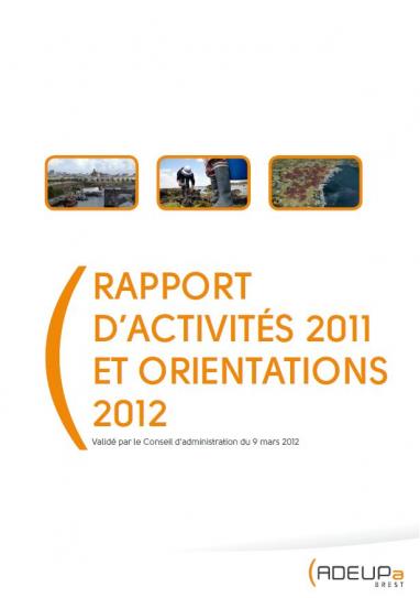 Rapport d'activités 2011 de l'ADEUPa